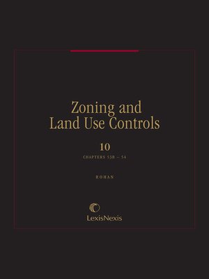 cover image of Zoning and Land Use Controls